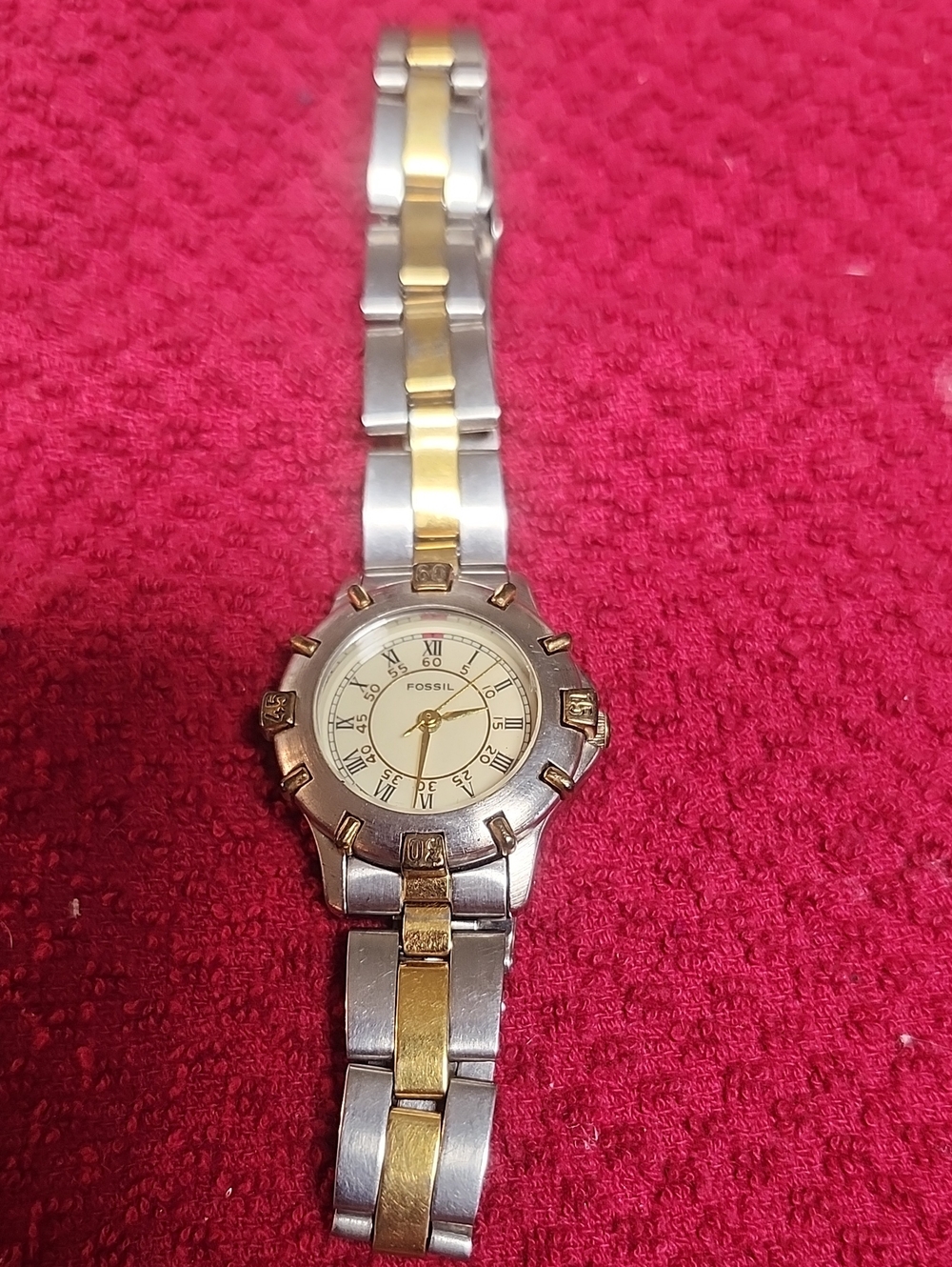 Fossil Two-Tone Women’s Bracelet Watch - Gold & Silver